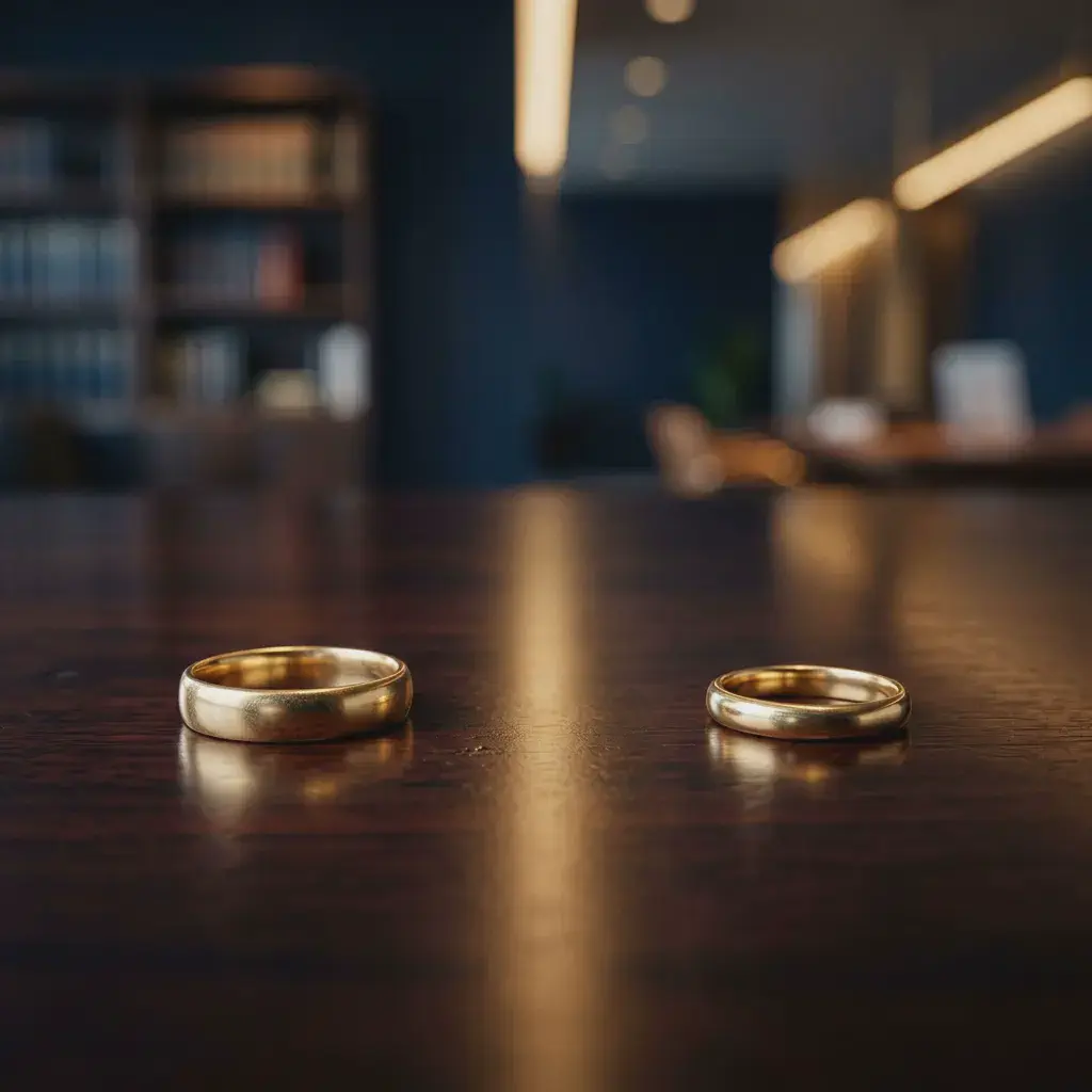 Illustration of no-fault divorce myth for Legal Matters Episode 15
