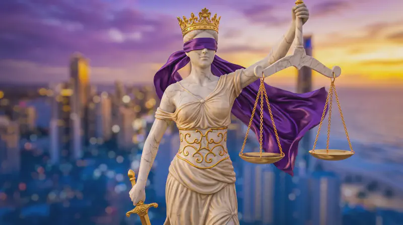 Queensland courthouse steps at dawn representing criminal defence representation