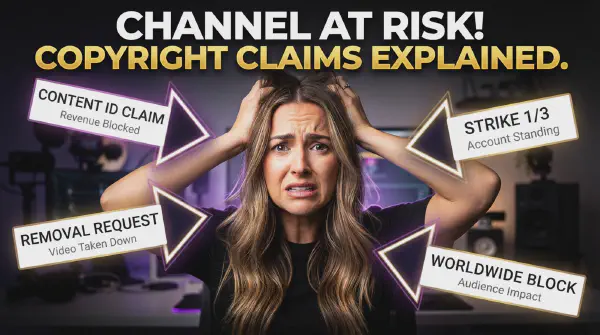 A Creator's Guide to YouTube Copyright Claims, Takedowns, Strikes, Appeals and Counter-Notifications